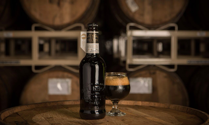 Zeer bekend Bourbon barrel aged bier van Goose Island